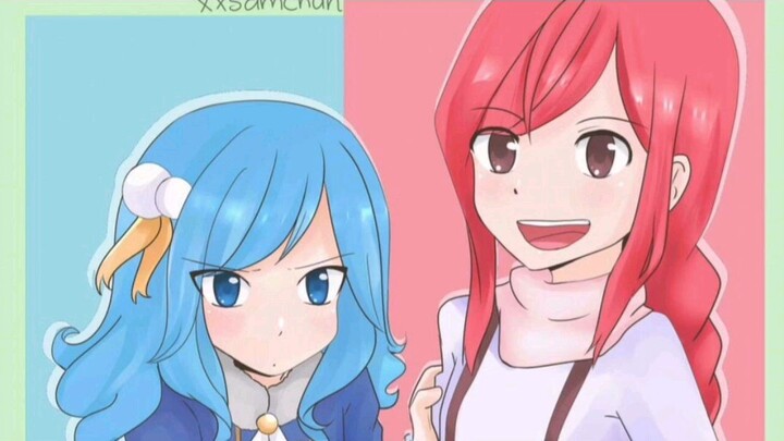 erza and juvia