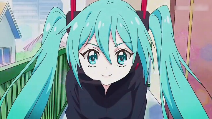 Hatsune Miku selling onions away from home