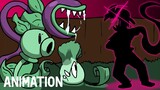 Plants Vs. Evil Zombie Boyfriend [ Friday Night Funkin' Animation ]