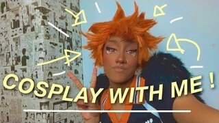 COSPLAY WITH ME | hinata haikyuu cosplay tutorial