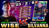Onic PH Wise Ultra Fast Hand Speed Lancelot Gameplay Just Destroyed Vietnam Top 1 Supreme Silvanna?!