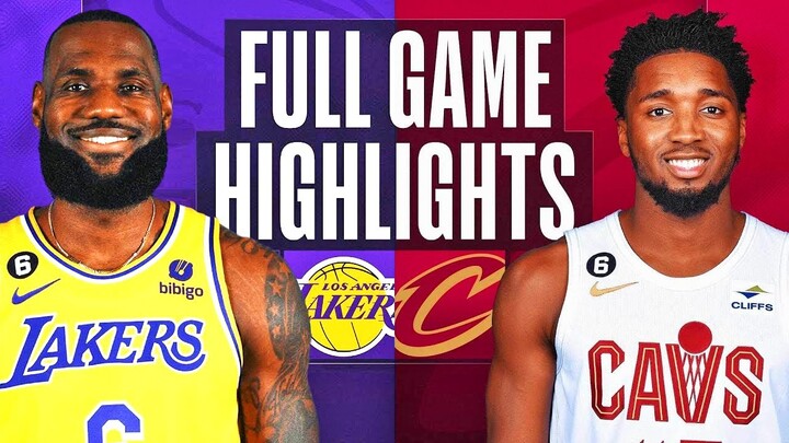 LAKERS vs CAVALIERS FULL GAME HIGHLIGHTS | December 6, 2022 | Lakers vs Cavs Highlights NBA 2K23