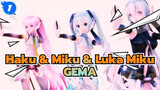 [Haku & Miku & Luka | MMD] Tda_Append - GEMA_1