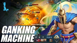 Ganking Machine Pantheon - Wild Rift