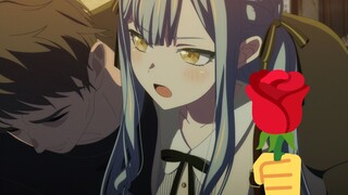 祥子：我要采朵花，送给爸爸🤪🌹