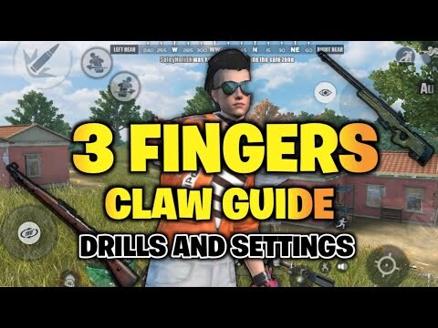 3 Fingers Claw Guide + Drills And My Settings To Master in Rules Of Survival ( 3 fingers : Simple )