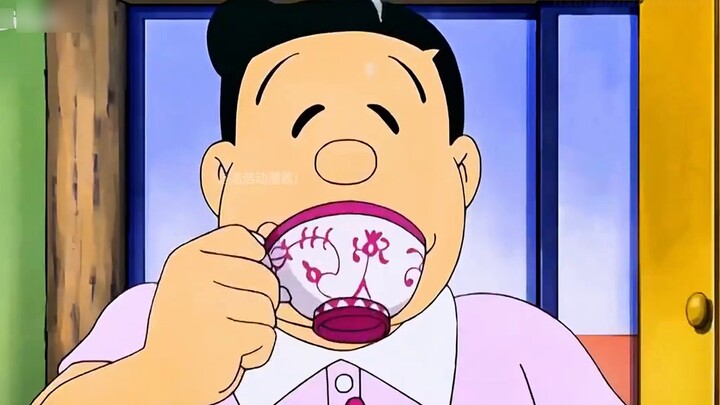 Doraemon: Nobita thực sự đã khiến cha mình phải tạm biệt con trai mình, và đã pha cho cha mình uống 