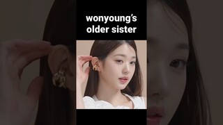 wonyoung older sister SO PRETTY ❤️ #wonyoung #ive #jangwonyoung #jangdaah