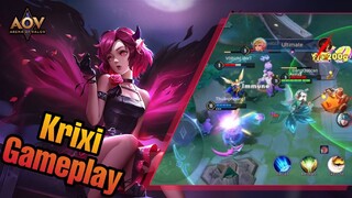 Lagi nyoba game aov bersama krixi