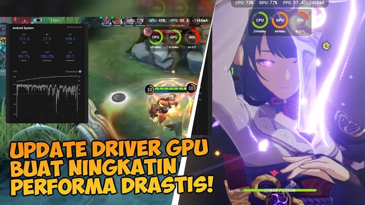 Genshin Impact & Mobile Legends 120FPS Rata Kanan dengan Update Driver GPU Terbaru