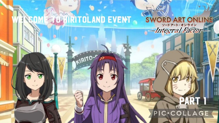 Sword Art Online Integral Factor: Welcome to Kiritoland Event Part 1