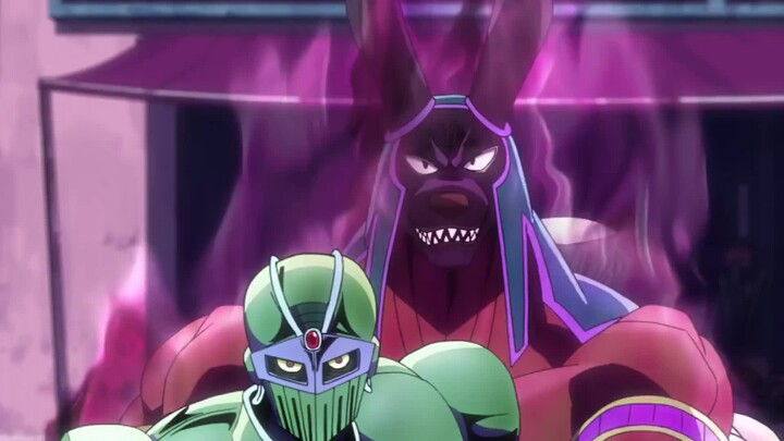 JOJO's Bizarre Adventure 3: Star Platinum's final combo defeated the enemy, and Anubis sank to the b