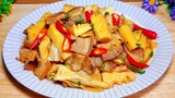 THỊT KHO MĂNG - Cách Làm Thịt Kho Măng Tươi món ngon cho bữa cơm gia đình - Tú Lê Miền Tây