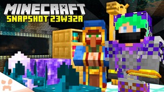 FORGOTTEN CHANGES, NEW VIBRATIONS, & MORE! - Minecraft Snapshot 23w32a