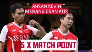 Mohammad Ahsan/Kevin Sanjaya vs Hoki /Kobayashi | Semifinal Mens Double Thomas Cup 2022