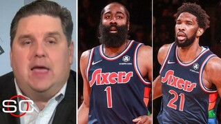 "Embiid/Harden is a monster duo on the court" - Brian Windhorst on 76ers's win