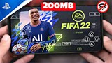 FIFA 22 PPSSPP Android Offline PS5 camera 200MB Best Graphics New Updated