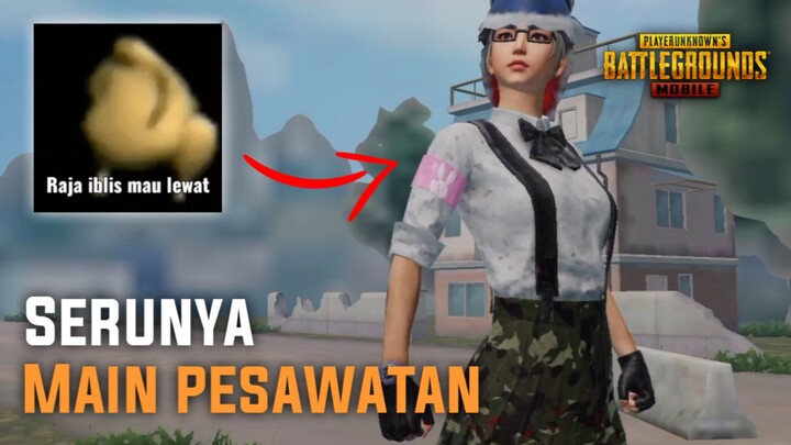 Ketika bermain pesawatan di  PUBG Mobile