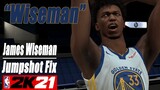 James Wiseman Jumpshot Fix NBA2K21 with Side-by-Side Comparison