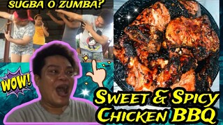 Sweet N Spicy chicken Bbq with mstching sayaw haha