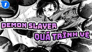 Quá trình vẽ | Anime vẽ trên bảng / Demon Slayer_1