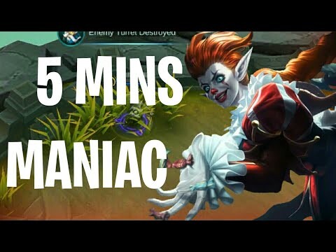 [ML]Mobile Legends | Karrie 5 mins Maniac!