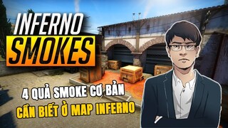 4 Quả Smoke Cơ Bản Cần Biết ở Map Inferno