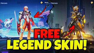 Honor of Kings FREE LEGEND SKIN? FREE Heroes & Skin Event