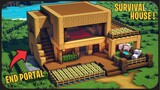 Cara Membuat Rumah Modern Untuk Survival + Interior ! || Minecraft Modern Pt.90