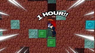 🔴 MINING 1 HOUR STRAIGHT 😱 SKY BLOCK MINING AREA -SKY BLOCKMAN GO