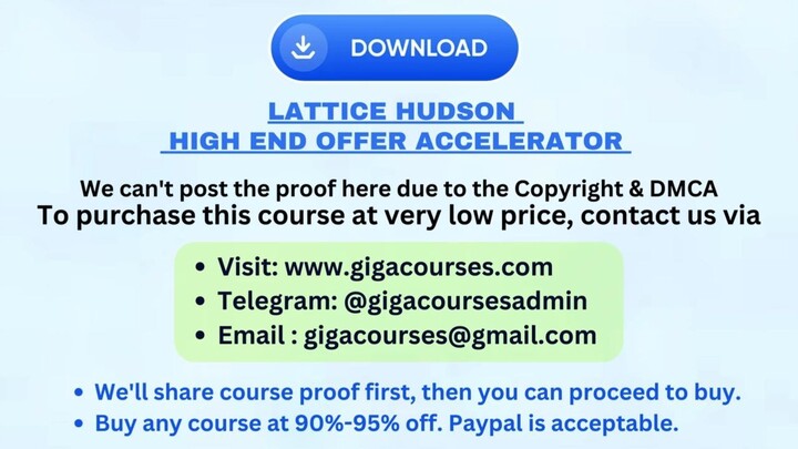 Lattice Hudson - High End Offer Accelerator