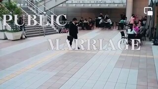 A very Effort Public Marriage Proposal