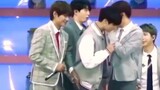 Jin and Hobi also touched Jk's 🍑 but  Taehyung was completely different. 🤭🤭
