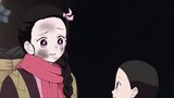Another start of Demon Slayer: Nezuko sells charcoal instead of Tanjiro, and when she returns trang chính, 