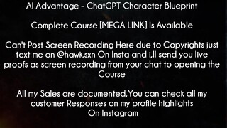 AI Advantage Course ChatGPT Character Blueprint Download