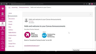 How to Canvas -  Announcements