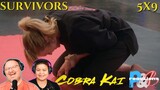 Cobra Kai 5x9 Couples Reaction! "Survivors"