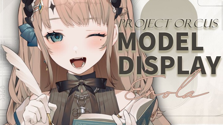 [live2d model display | OC] Inola𝓔𝓷𝓸𝓵𝓪-the strongest poster girl appears [Project Orcus]