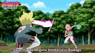 Dewa Byakugo Muncul demi membantai Cewe Terkuat inner Kara, Full Fight Battle Delta Vs S4kura Haruno