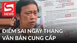 Điểm sai bị phát hiện trong văn bản NS Hoài Linh cung cấp: Đi từ thiện trước cả trận lũ lụt?