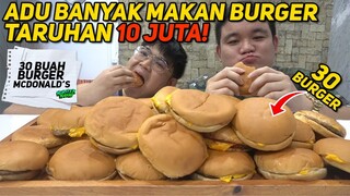 TERLALU GILA INI COK - ADU MUKBANG 30 BURGER SAMA @Donkey BAR BAR YG KALAH TRANSFER 10 JUTA BOSS ‼️