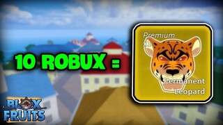 10 ROBUX Mua Trái LEOPARD VĨNH VIỄN? | Blox Fruits