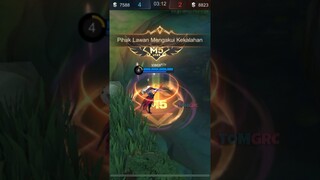 Gagal mytic perkara invalid #shorts #mobilelegends #tomgrc