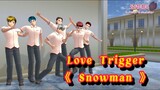 dance cover LOVE TRIGGER 《SNOWMAN》 || Sakura school simulator