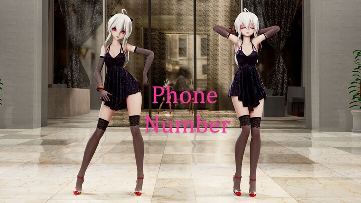 MMD Fabric_Music/Sequin Skirt/Phone Number