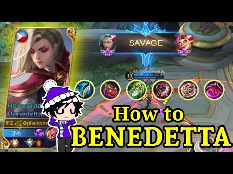How to Benedetta? || 2 SAVAGE and 1 MANIAC? || Insane Gameplay! ~ MOBILE LEGENDS