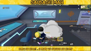 OMG 36 KILL!! _ 2 MAN VS SQUAD 36 KILL _ SAUSAGE MAN #1