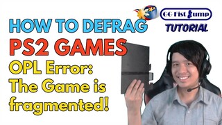 How to DEFRAG PS2 Games OPL | Error Game is Fragmented USB Free Mcboot