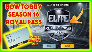 HOW TO BUY SEASON 16 ROYAL PASS IN PUBG MOBILE | SEASON 16 RP PAKISTAN