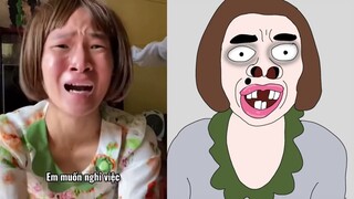 Sự khác biệt giữa trai và gái khi xin sếp nghỉ việc  |||  troll..i don't draw